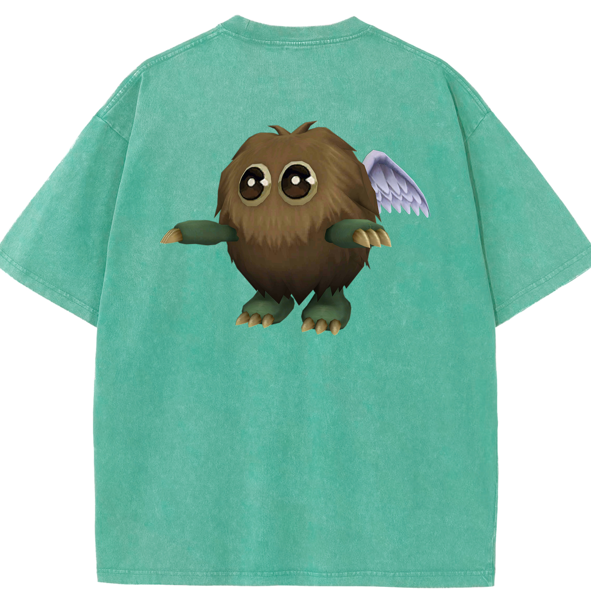 （画像用） 遊☆戯☆王 Yu-Gi-Oh! 綿100% ヴィンテージ風 半袖Tシャツ（背面プリント）